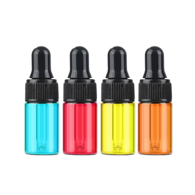 2ml 5ml Tither Color Glass Bottle Essential Oil Sample Bottle Of Travel Packing