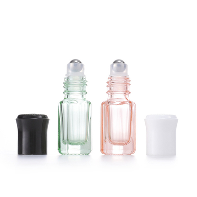 Octagonal Roller Bottle Glass 12ml Glass Roller Bottles With Metal Roller Ball Sub Package Bottle